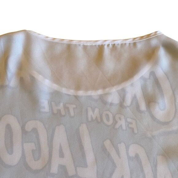 EUC Redbubble Creature from the Black Lagoon Chiffon Top - Picture 6 of 6